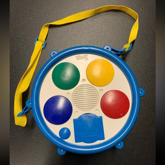 Vintage Kids Little Drummer Push Button Musical Toy - Picture 2 of 3